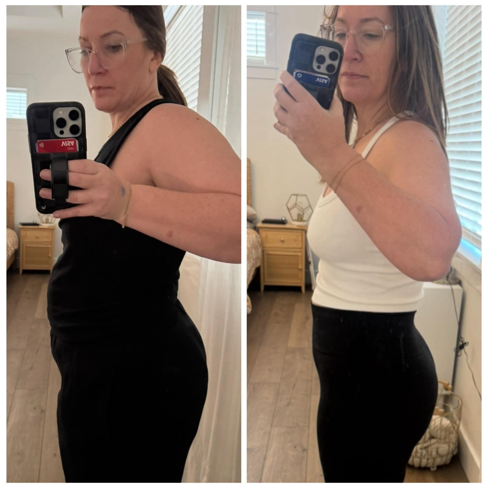 Client transformation before and after