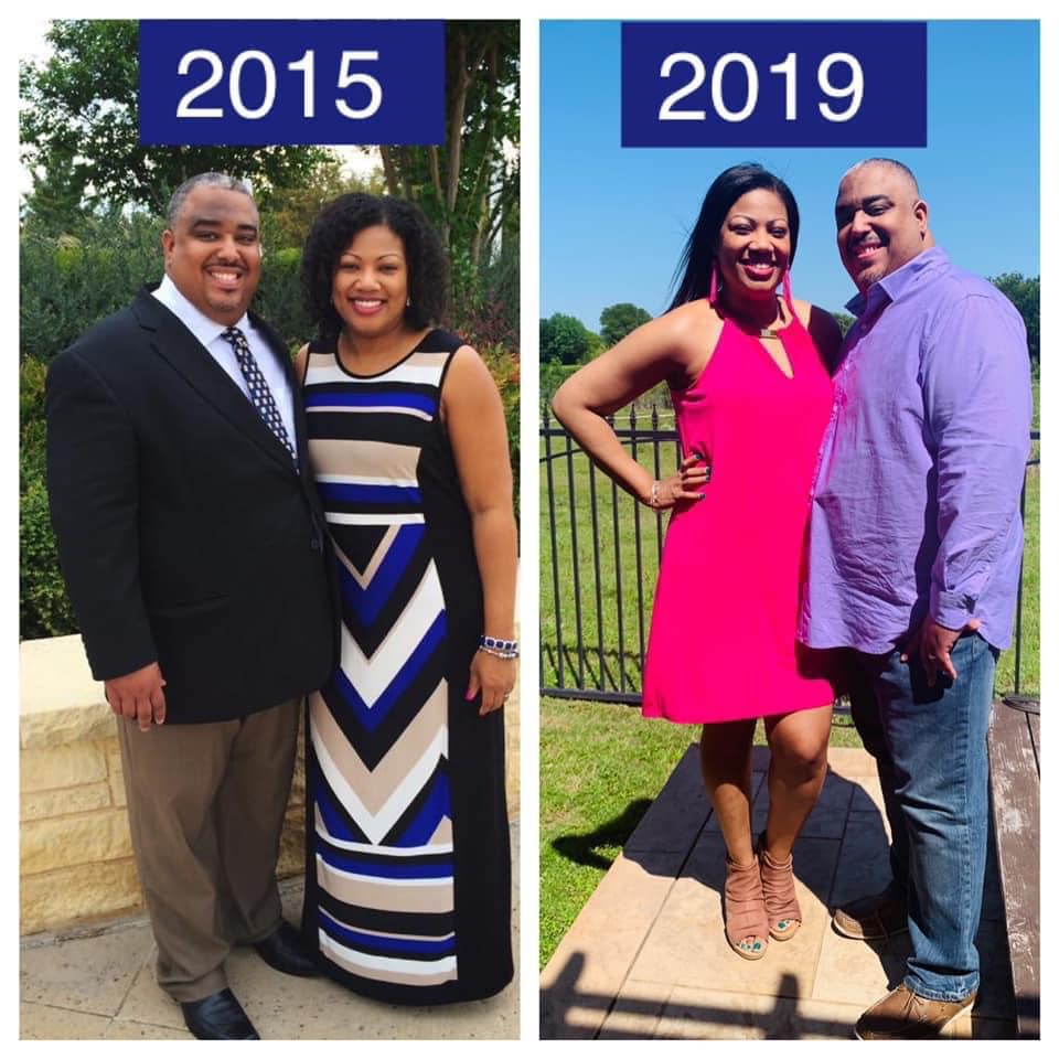 Client transformation before and after